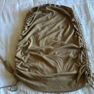 preloved Princess Poly Ruched skirt. Adjustable drawstring ties. Size M